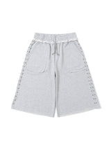 studs sweat jorts