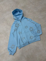 Bullet Logo Rhinestone Allover Hoodie