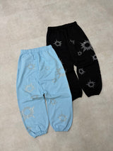 Bullet Logo Rhinestone Allover Pants 
