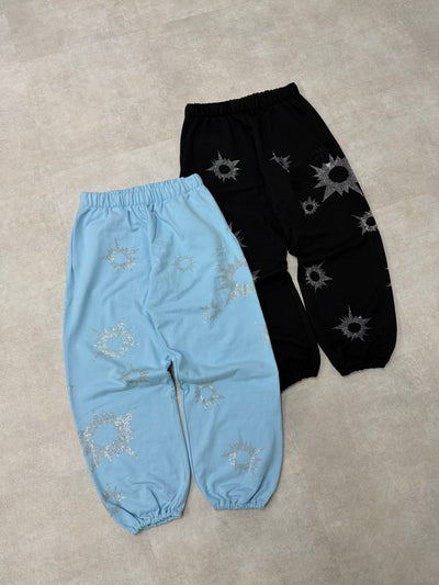 Bullet Logo Rhinestone Allover Pants 