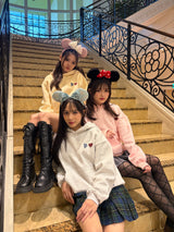 heart patch logo hoodie