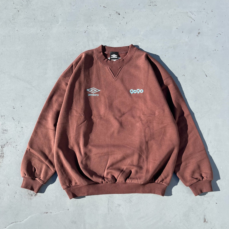 9090 × umbro Two Logo Crewneck Sweat