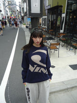 Big Heisei Logo Crewneck Knit