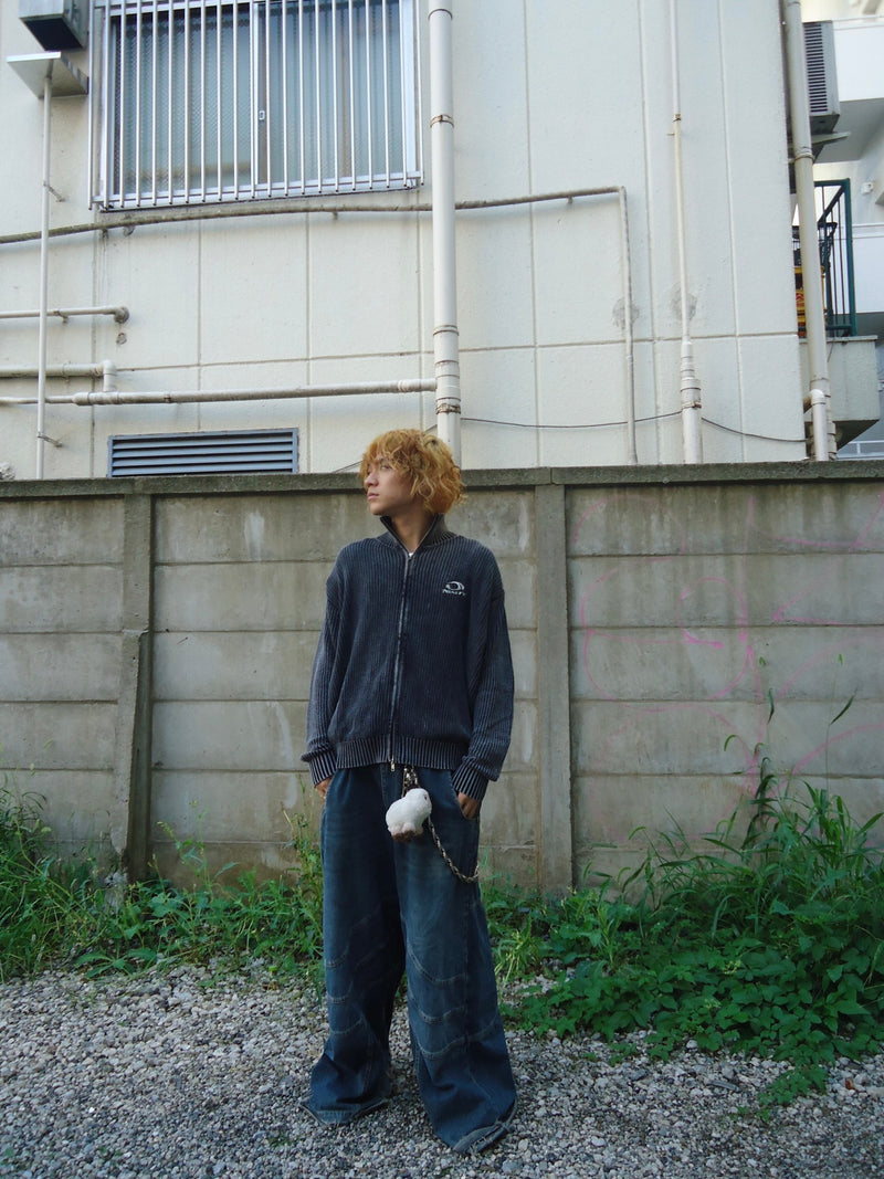 Heisei Logo Washed Drivers Knit