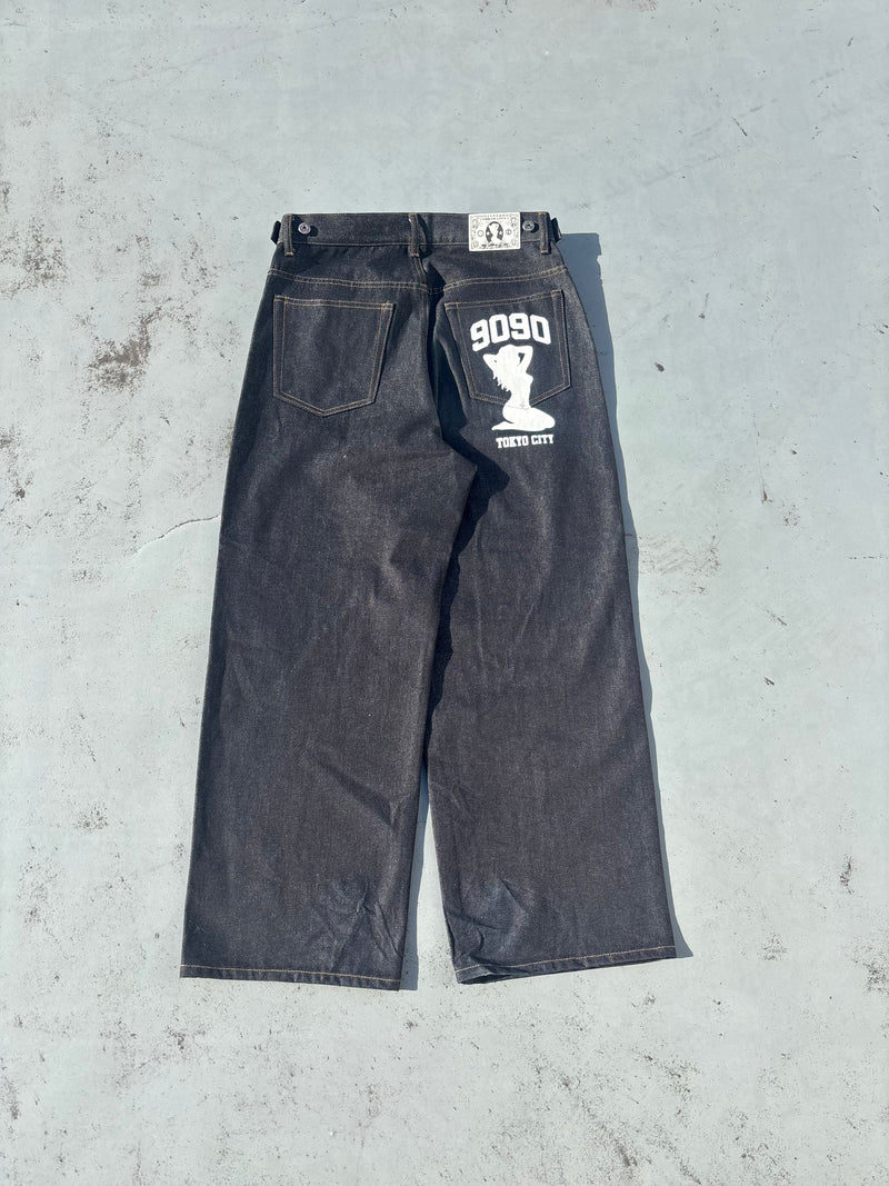 Sexy Logo Denim Pants – YZ Sexy Logo Denim Pants – YZ