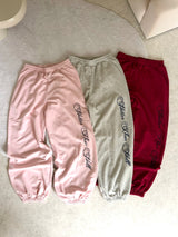 CURSIVE SIDE LOGO SWEAT PANTS