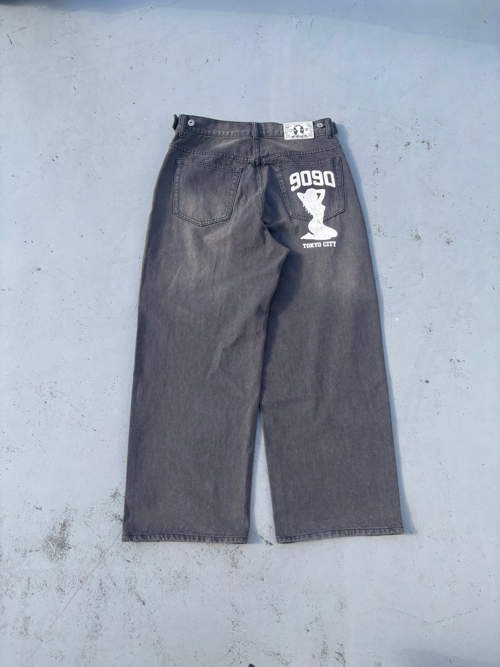 Sexy Logo Denim Pants – YZ Sexy Logo Denim Pants – YZ