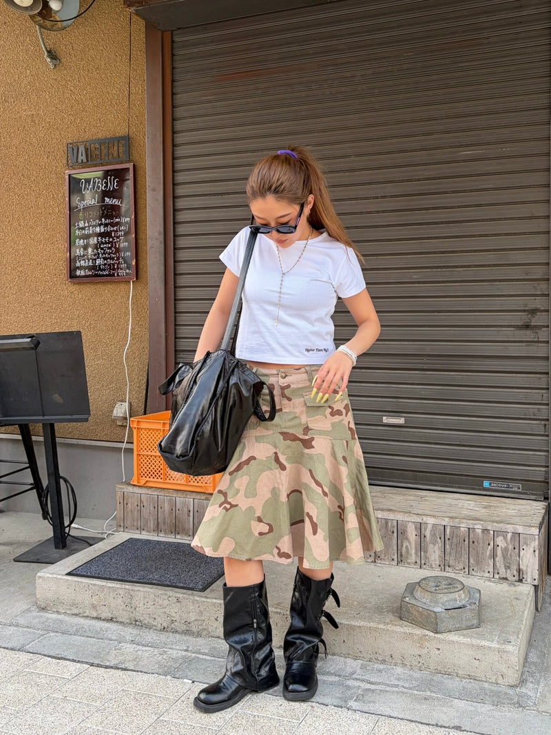 asymmetry midi skirt – YZ