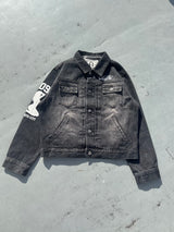 セクシーなロゴデニムジャケット 