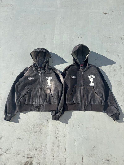 Sexy Logo Denim Zip Hoodie 