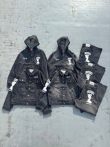 Sexy Logo Denim Zip Hoodie 