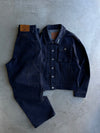 Rigid Box Short Denim Jacket