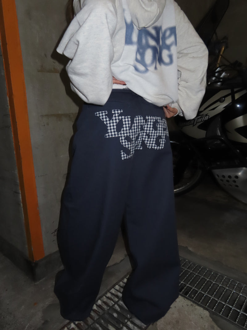 Dickies × younger song patchwork balloon pants
