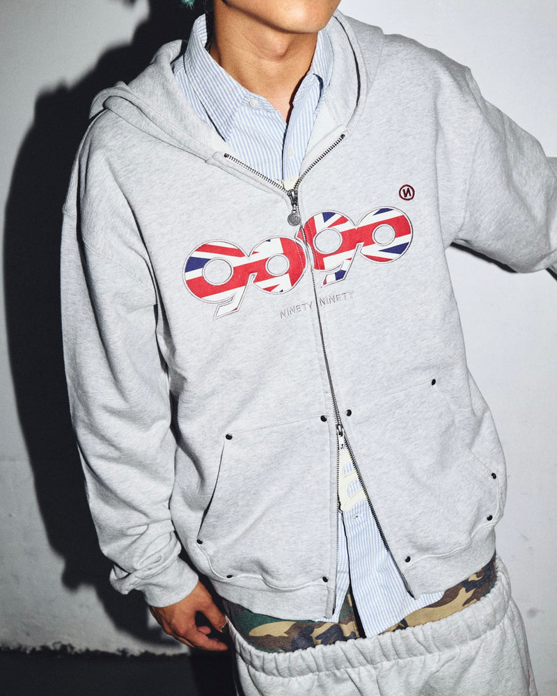 トップス 90Logo Assort Zip Hoodie L 90 Logo Assort Zip Hoodie – YZ