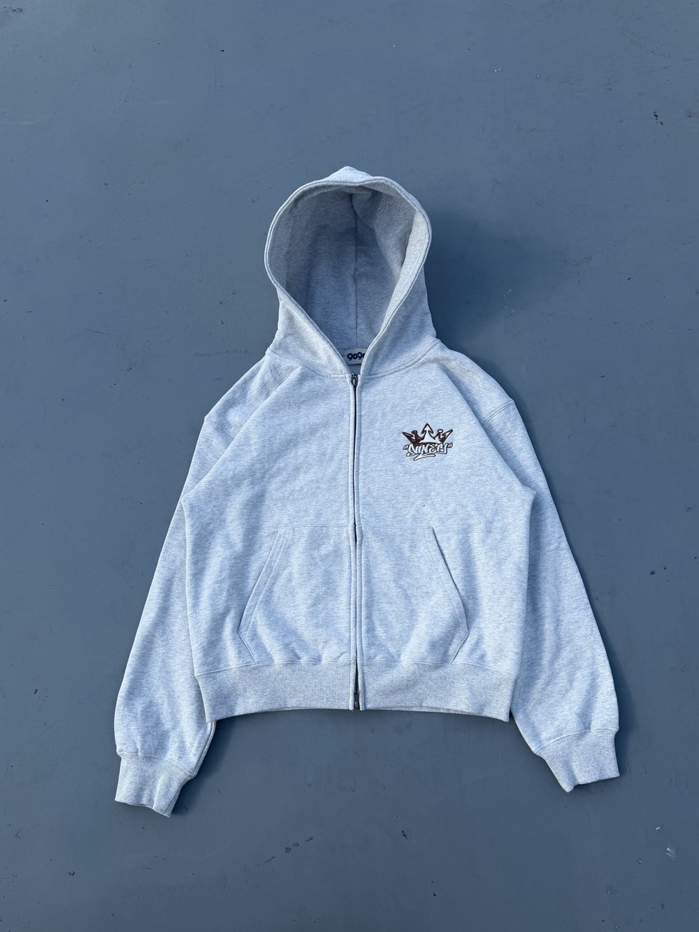 King Logo Zip Hoodie – YZ