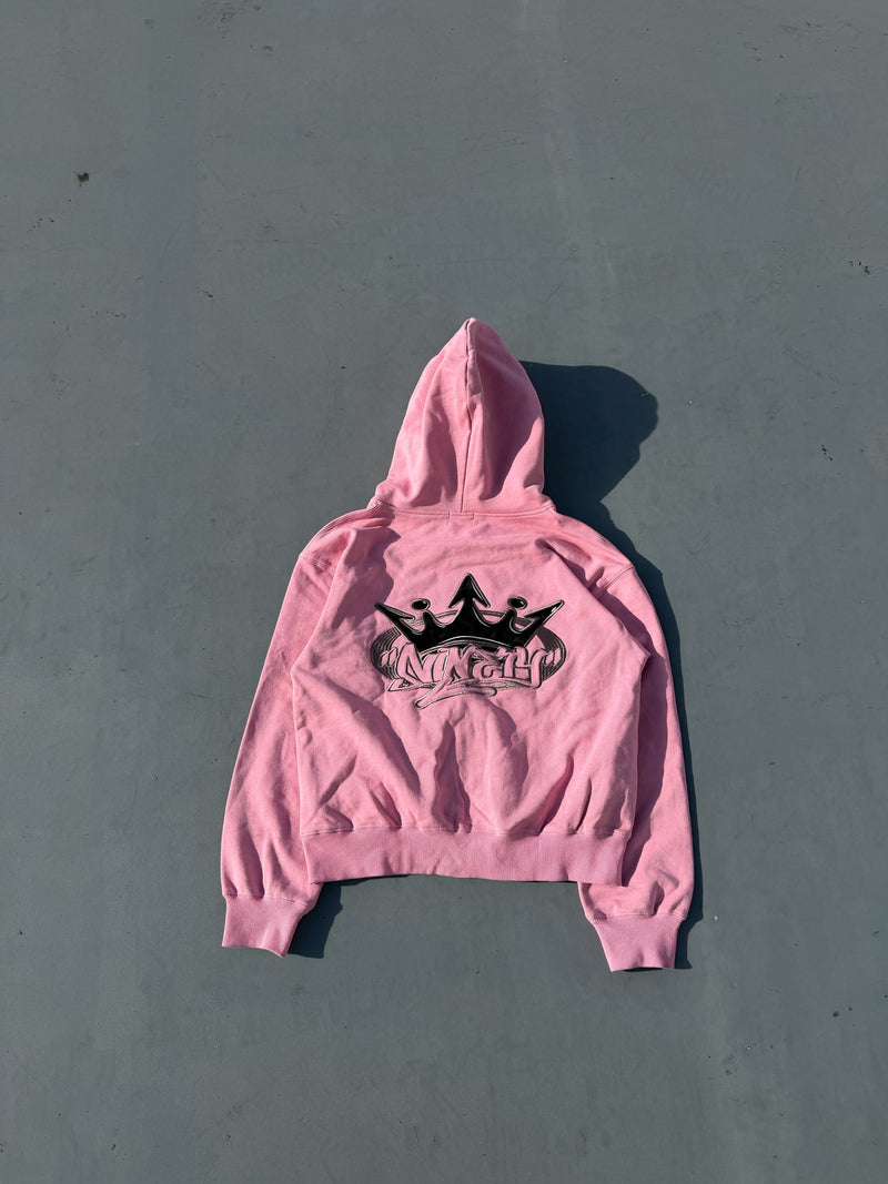 King Logo Zip Hoodie – YZ