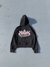 King Logo Zip Hoodie 