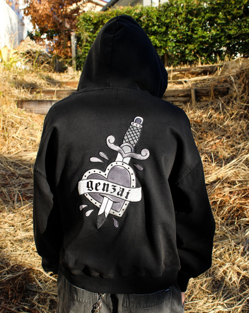 Heart Tattoo Zip Hoodie – YZ