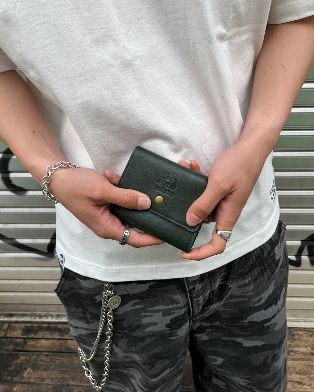 CMT Ruler ECO Leather WALLET Dark Green / F