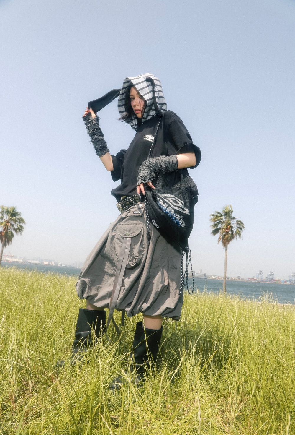 umbro × younger song collaboration logo knap sack – YZ