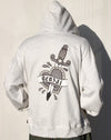 Heart Tattoo Zip Hoodie