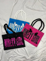 Ninety Girl Canvas Rope Tote Bag