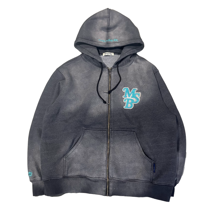 Wappen powder zip hoodie