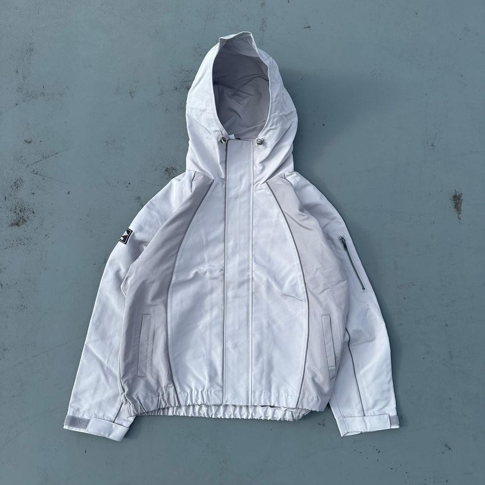 9090 Piping Shell Hooded Jacket ライトグレーXL 9090 Piping Shell Hooded Jacket 