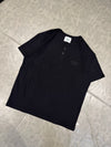 OE logo wide rib henry neck ss tee 