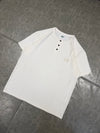 OE logo wide rib henry neck ss tee 