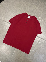 OE logo wide rib henry neck ss tee 