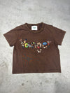 Snow wash graphic ss tee