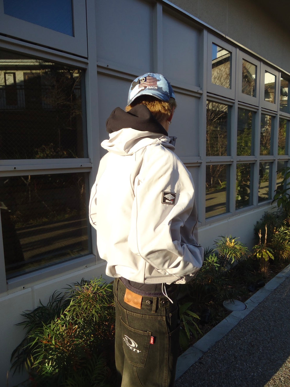 Piping shell hooded jacket – YZ