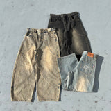 Yoke Denim Ballon Pants