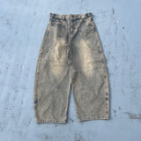 Yoke Denim Ballon Pants