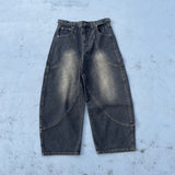 Yoke Denim Ballon Pants