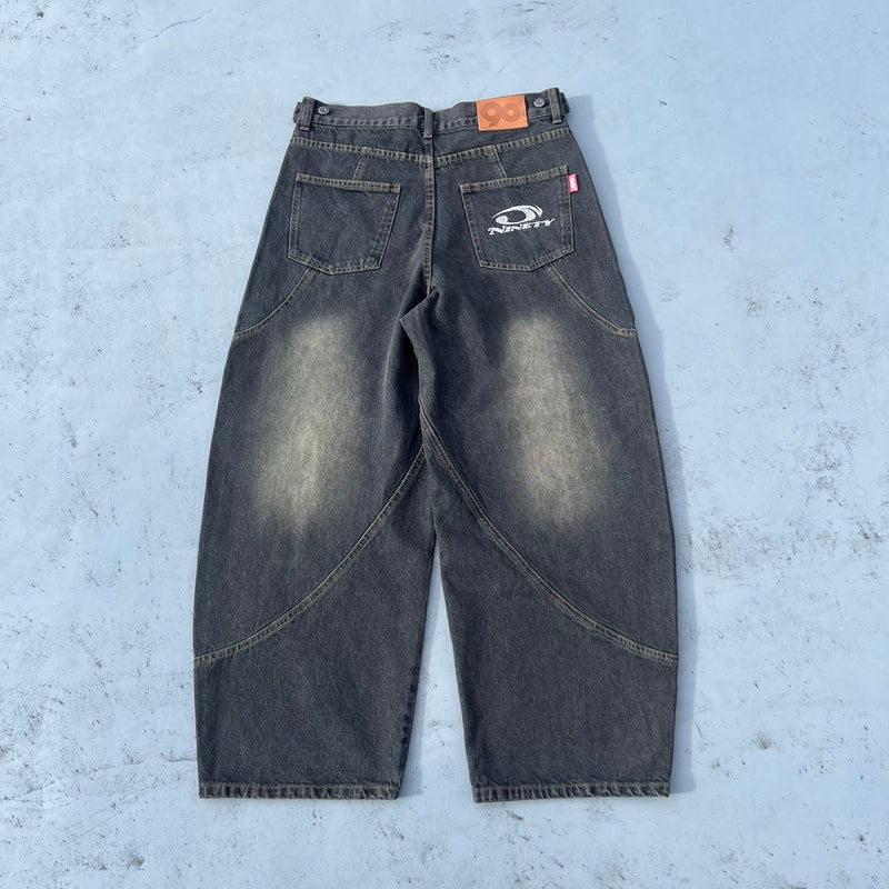 Yoke Denim Ballon Pants