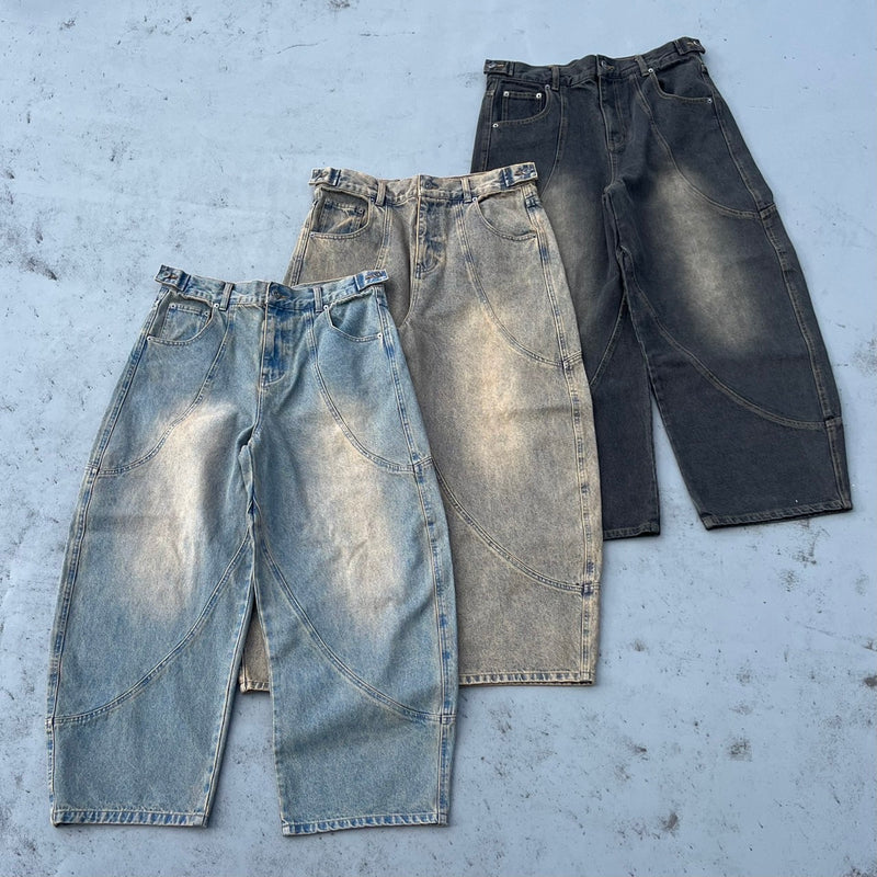 Yoke Denim Ballon Pants