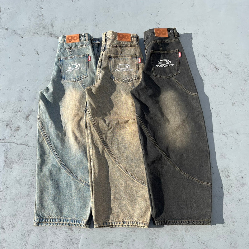 Yoke Denim Ballon Pants