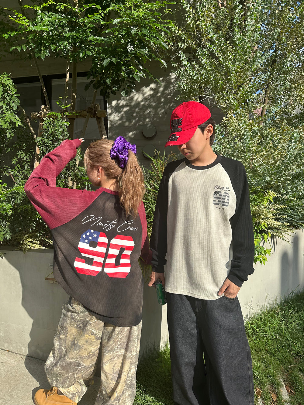 American Numbering Thermal L/S Tee – YZ