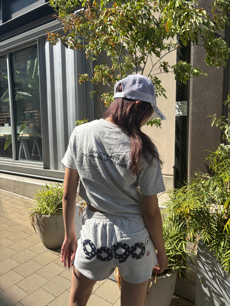 90 로고 도트 티 