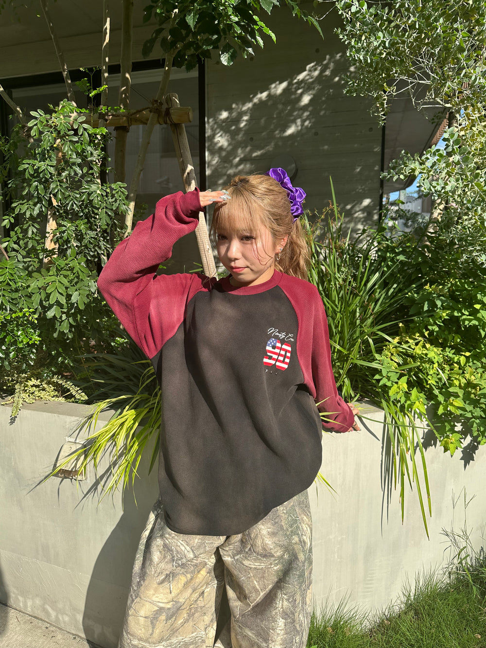 American Numbering Thermal L/S Tee – YZ