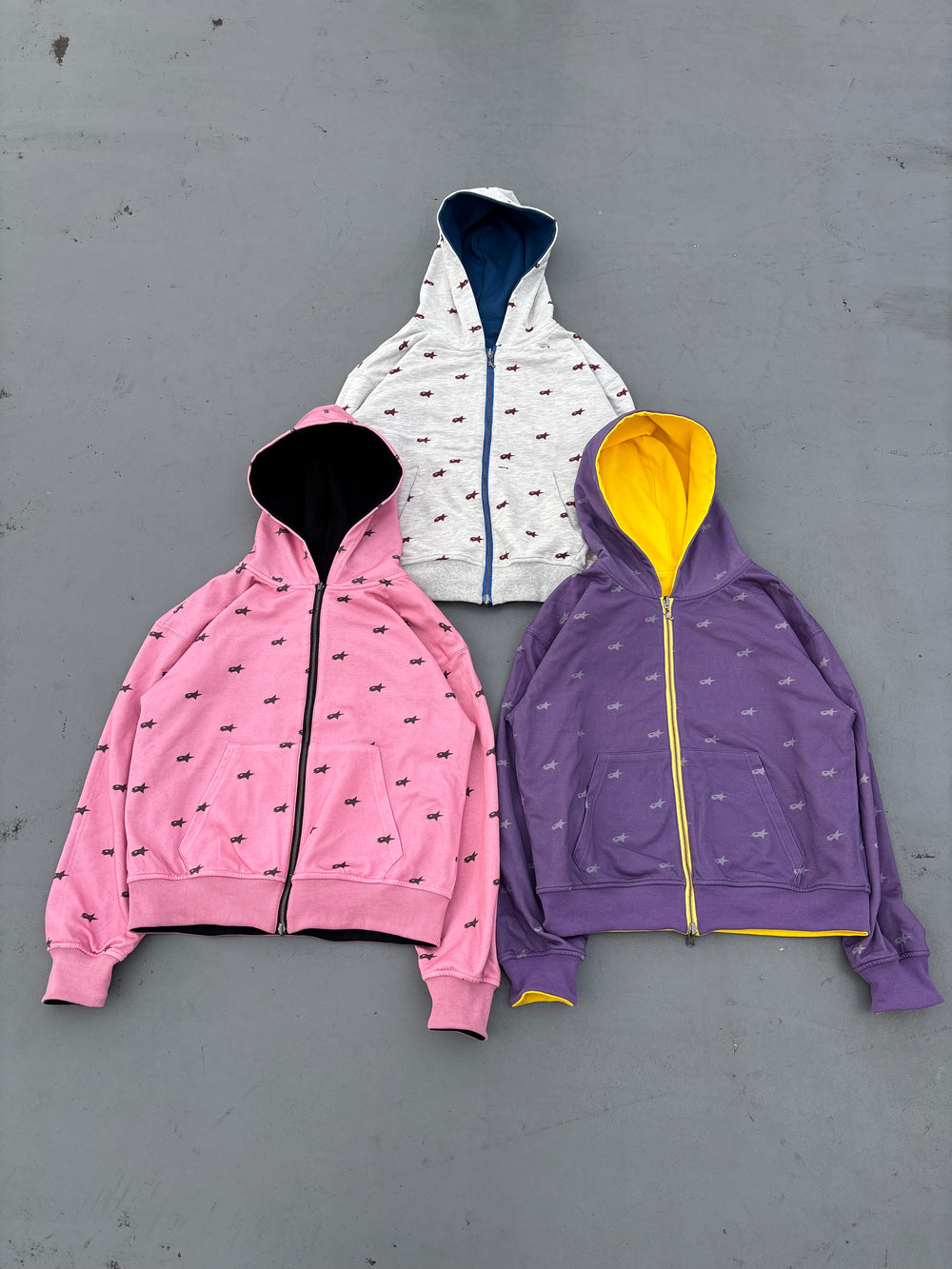 Star Logo Reversible Zip Hoodie – YZ