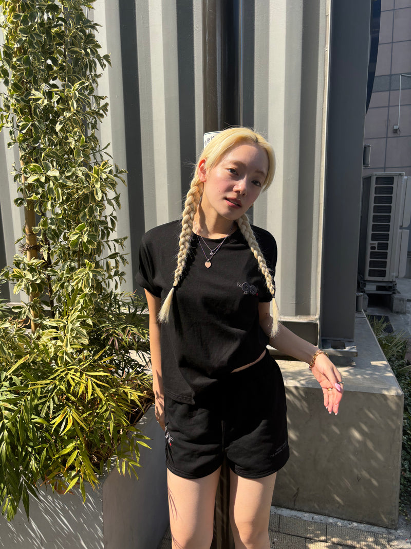 90 로고 도트 티 