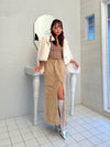 Slit Cargo Skirt