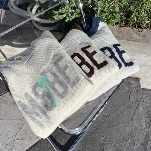 MSBE logo raglan knit pullover