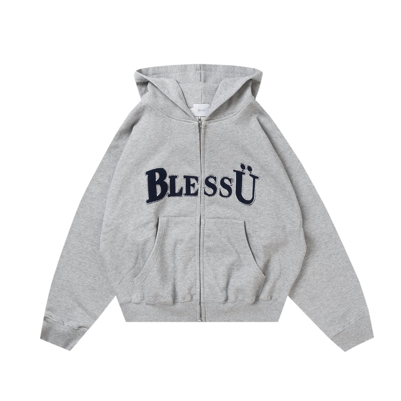 BU OG LOGO ZIP UP HOODIE – YZ
