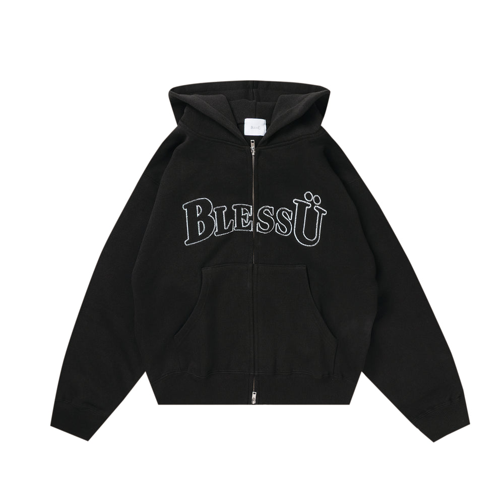 トップス BlessU BU OG LOGO ZIP UP HOODIE BU OG LOGO ZIP UP HOODIE – YZ