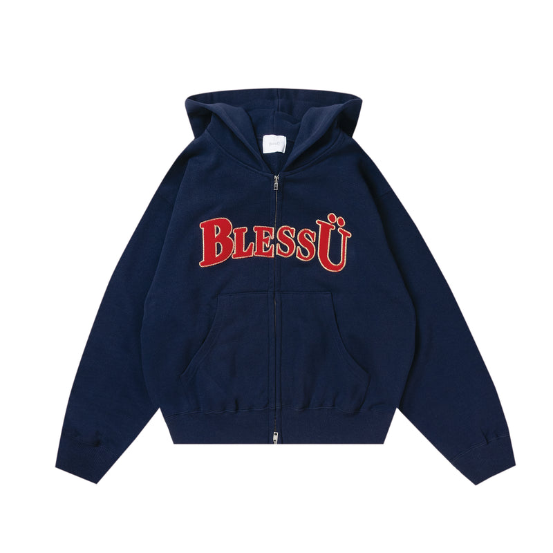 BlessÜ OG LOGO ZIP UP HOODIE BU OG LOGO ZIP UP HOODIE – YZ