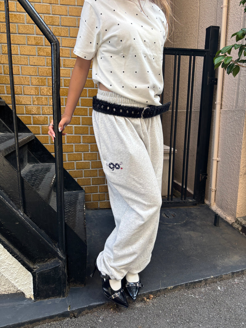 90 Logo 點點運動褲 